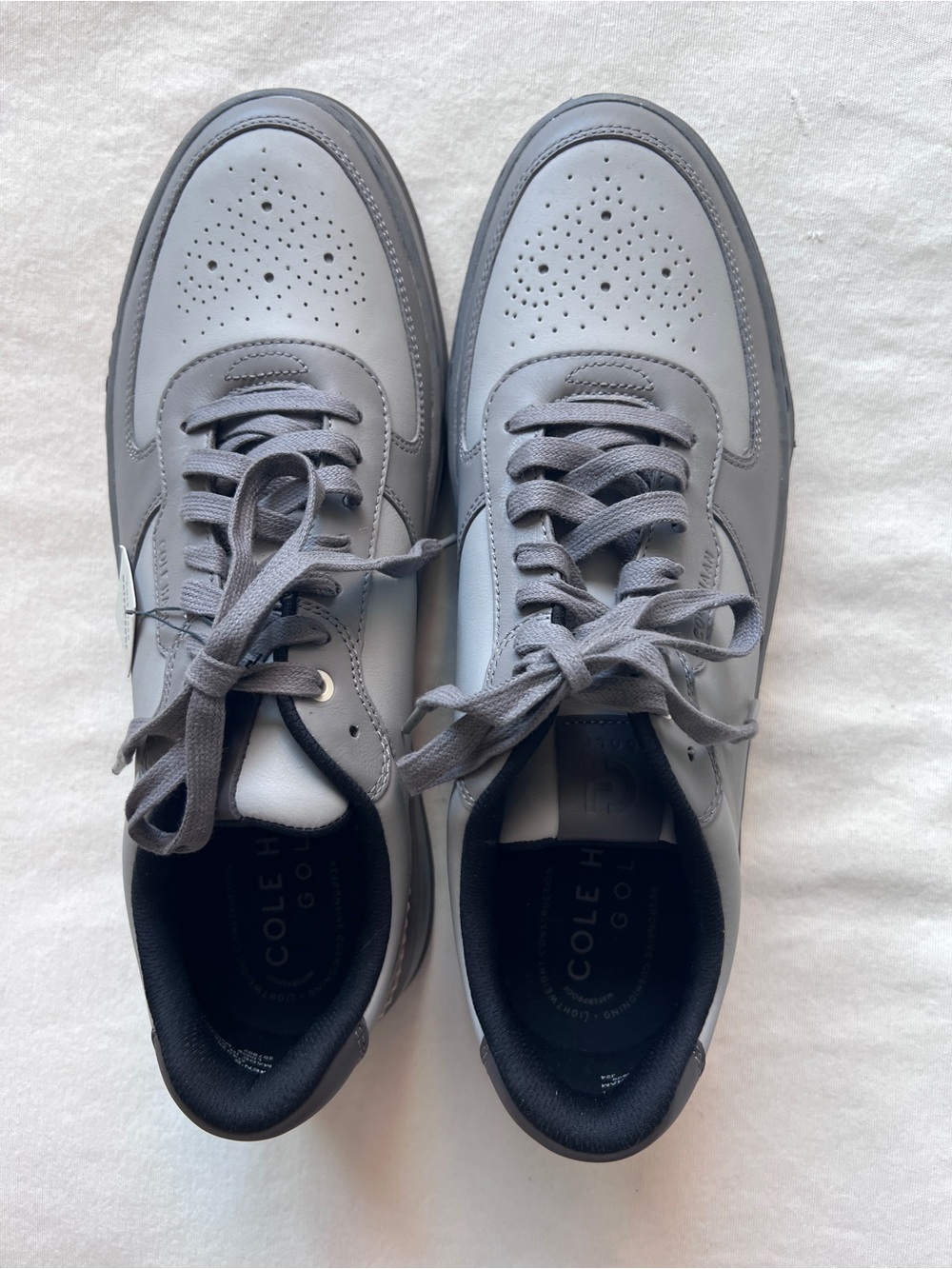 Cole Haan Men's Grey Golf Athletic Sneakers